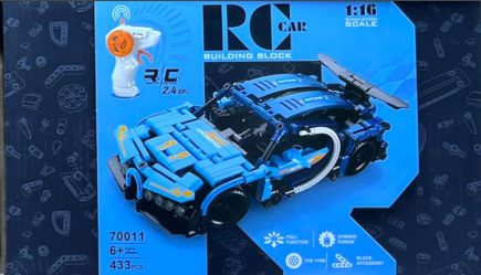 Carro Lego a Control Remoto 1:16 – ¡Construye y Conduce!