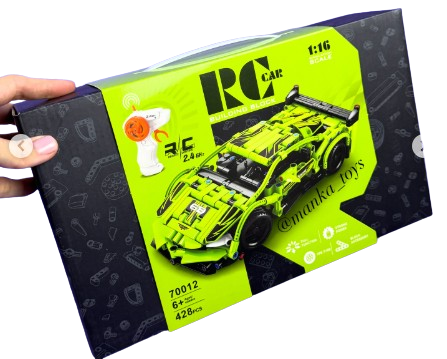 Carro Lego a Control Remoto 1:16 – ¡Construye y Conduce!