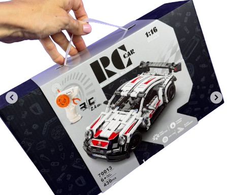 Carro Lego a Control Remoto 1:16 – ¡Construye y Conduce!