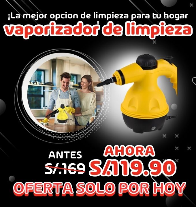 LIMPIADOR A VAPOR MULTIUSOS PORTÁTIL