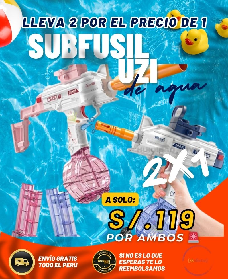 2x1 subfusil de agua electrica