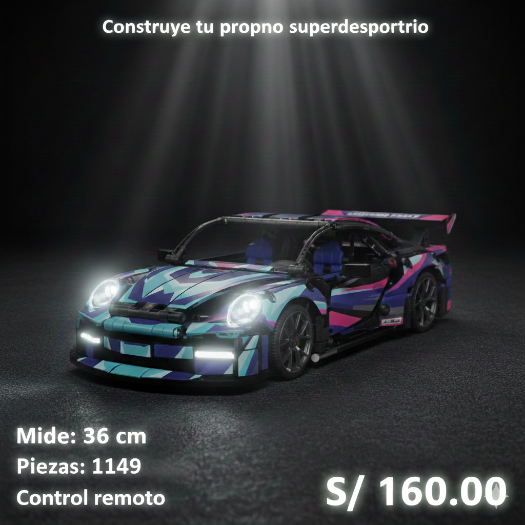 Carro Lego a Control Remoto 1:14 – ¡Construye y Conduce!