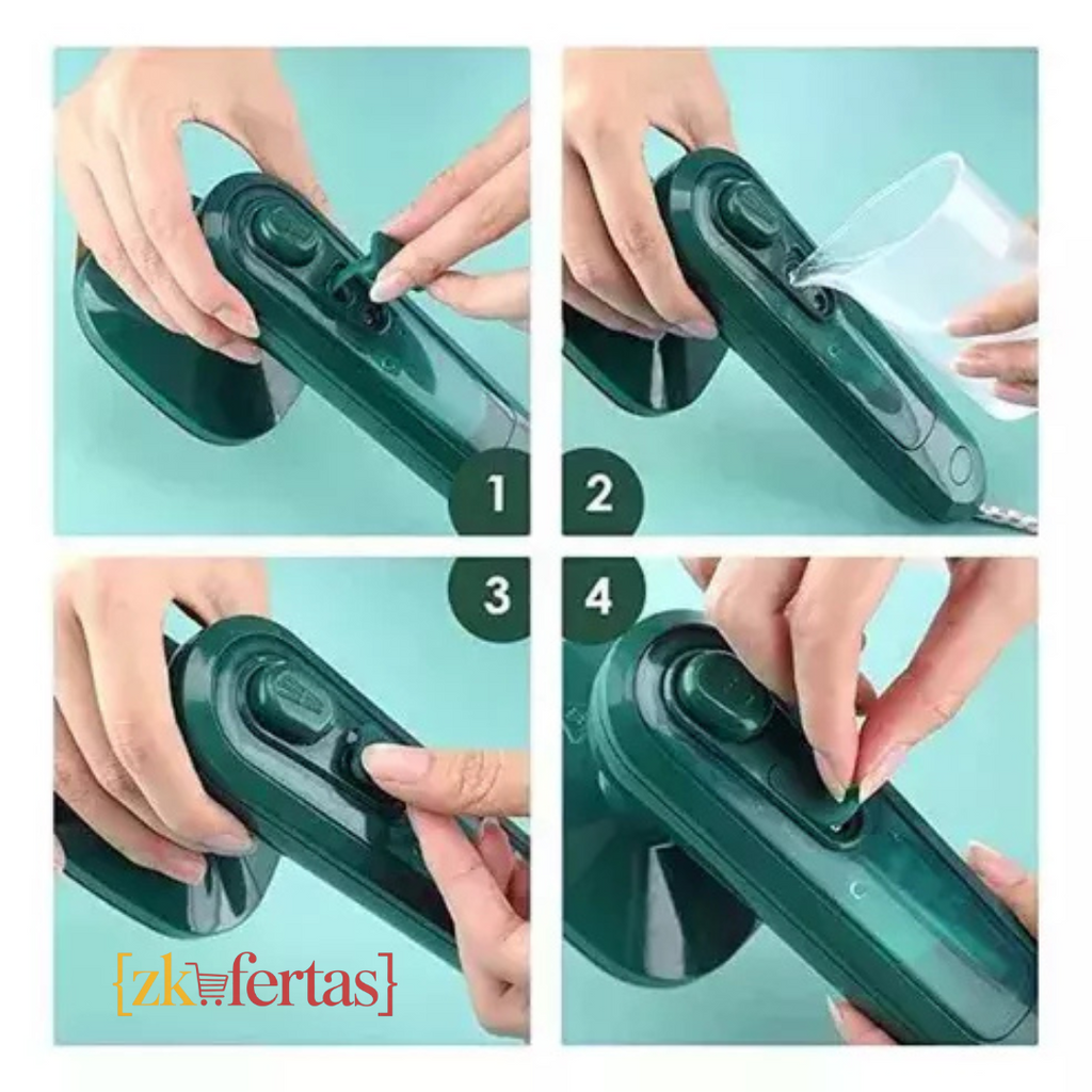 Mini plancha a vapor